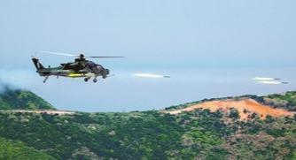 陸軍某旅開(kāi)展直升機(jī)實(shí)彈射擊訓(xùn)練